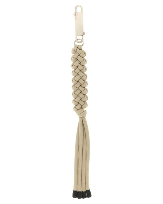 Rick Owens Metallic Polyester Keychain Accessory for men