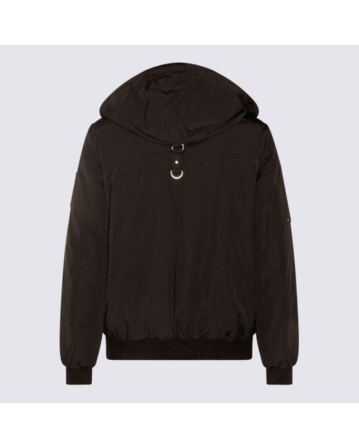 Moose Knuckles Black Down Jacket for men