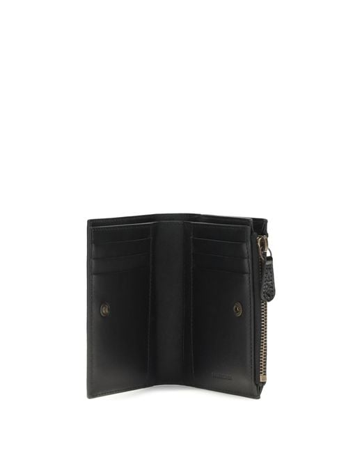 Balenciaga Black Le City Bifold Wallet Lamb Ovis Aries