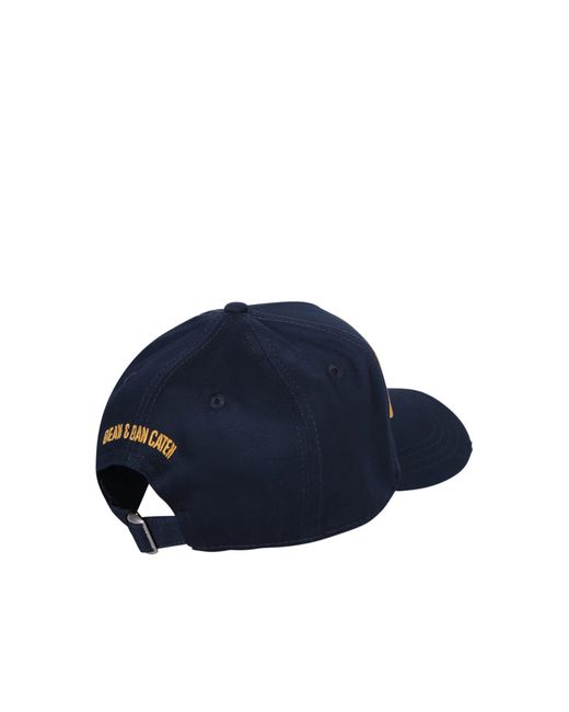 DSquared² Blue Hats for men