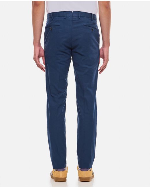 PT01 Blue Slim Trousers for men