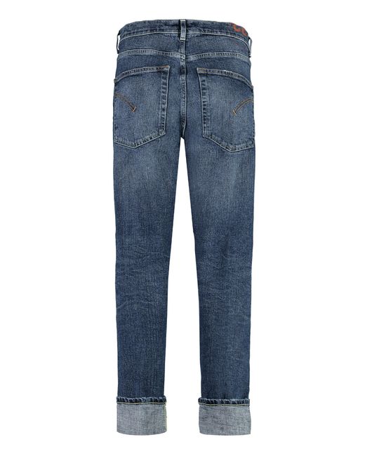 Dondup Blue Jeans Paco Slim-Fit Polyester for men