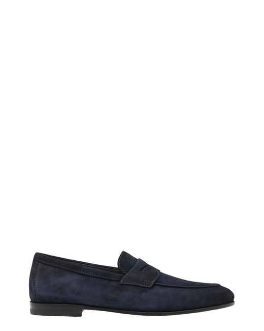 Santoni Blue Carlos Loafer for men