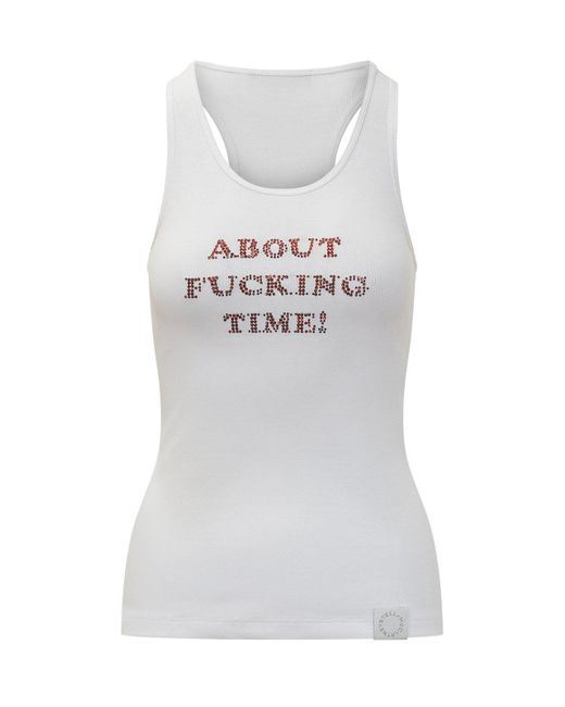 Stella McCartney White Tank Top