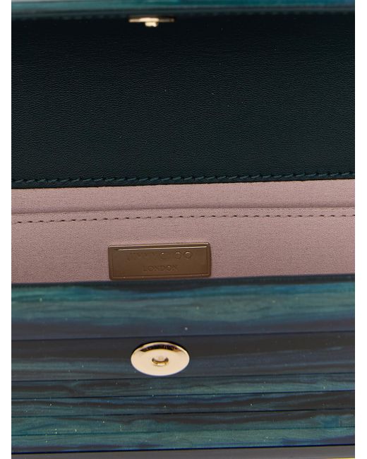 Jimmy Choo Blue 'Sweetie' Clutch