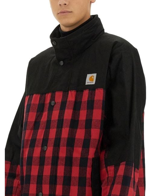 Junya Watanabe Red X Carhartt Jacket Cotton for men
