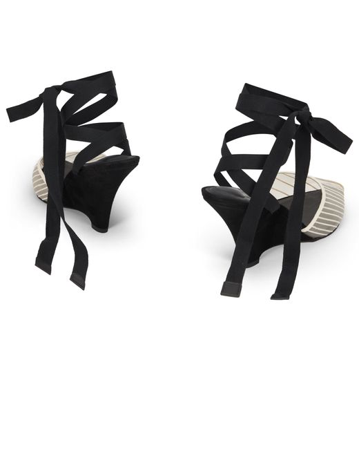 Jacquemus Black High-Heeled Sandals Cotton