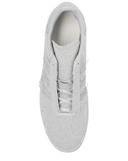 Y-3 Gray Gazelle Low-Top Sneakers