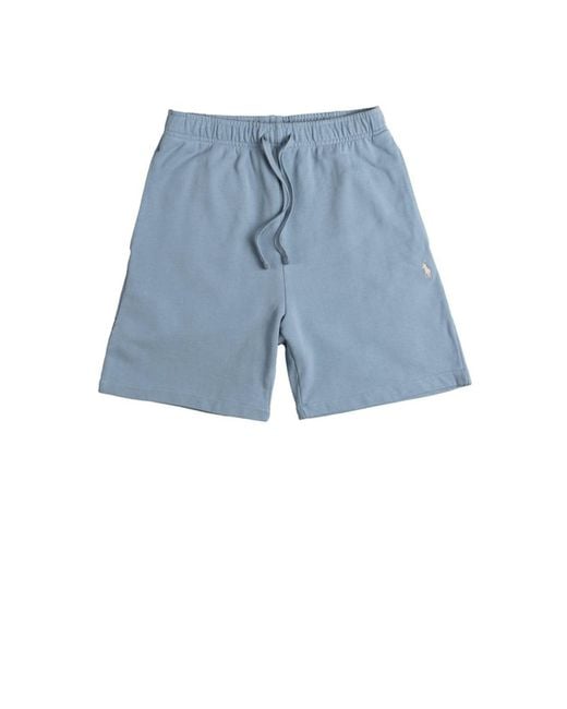 Polo Ralph Lauren Blue Light Bermuda Shorts With Logo for men