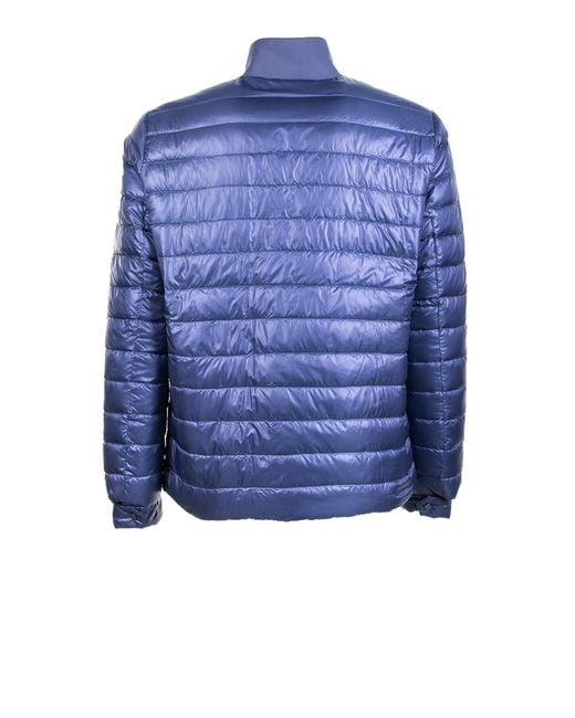 Herno Blue Coats Polyamide for men
