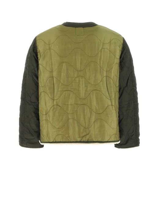 OAMC Green Two-Tone Nylon Jacket for men