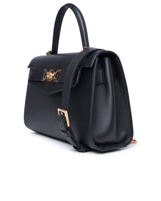 Versace Black Medium 'Medusa '95' Leather Bag
