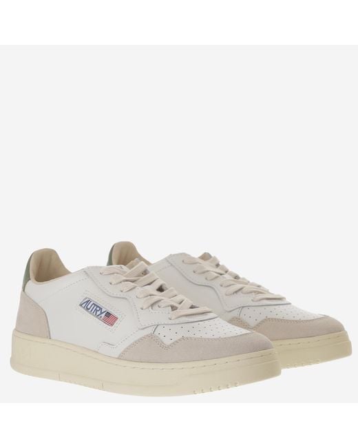 Autry Natural Sneakers Medalist Low Leather Trainers for men