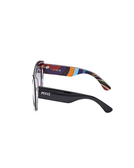 Emilio Pucci Blue Sunglasses Acetate Eyewear