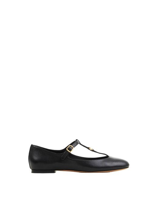 Chloé White Flat Shoes Leather