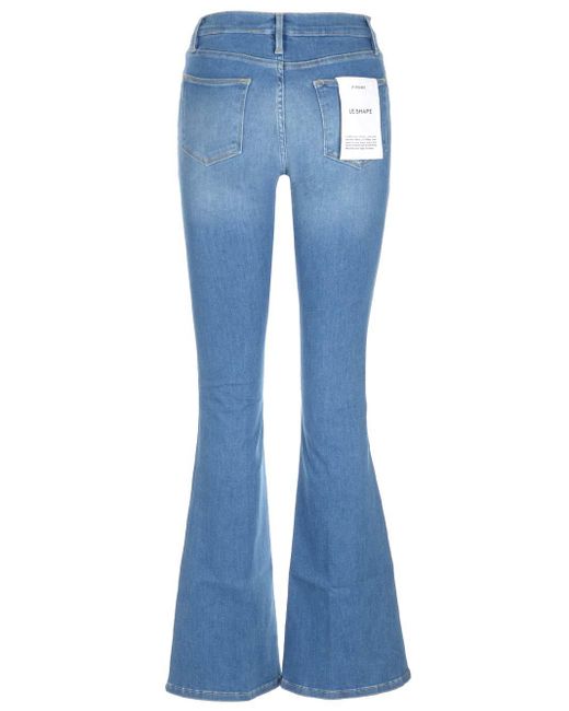 FRAME Blue Le High Flared Jeans