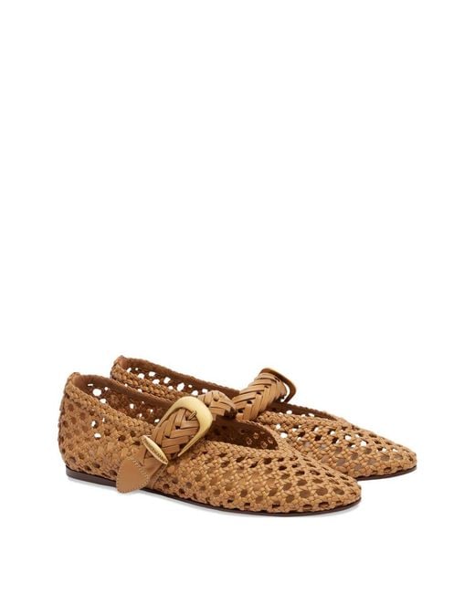 Zimmermann White Flat Shoes