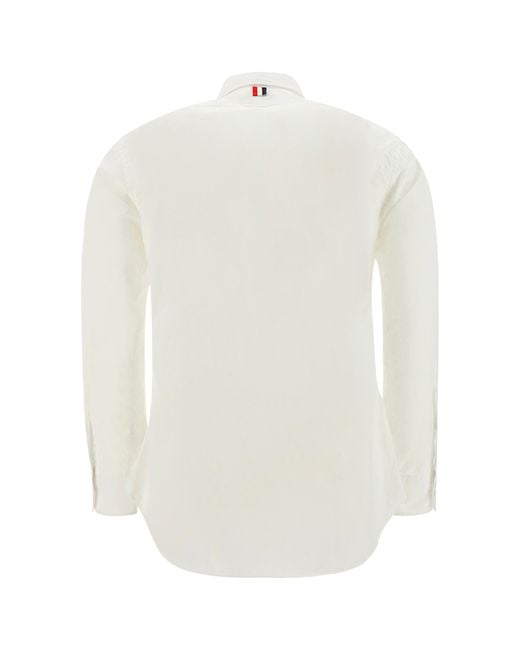 Thom Browne White Cotton Shirt for men