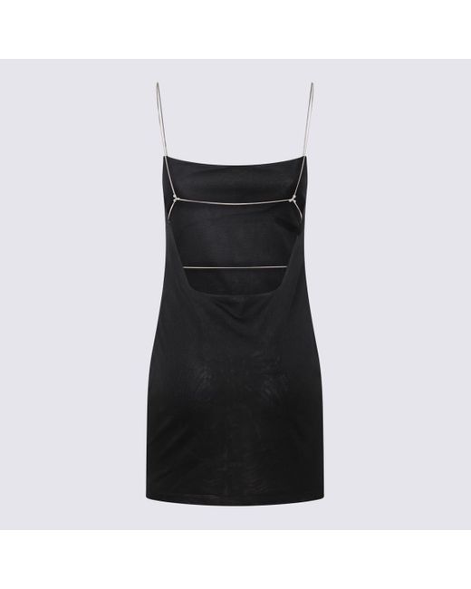 GAUGE81 Black Stretch Hira Short Dress