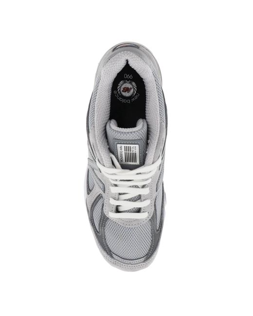 New Balance Gray Sneakers 'made In Usa 990v4'