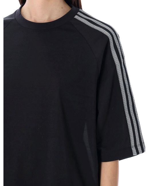 Y-3 Black 3-Stripes T-Shirt