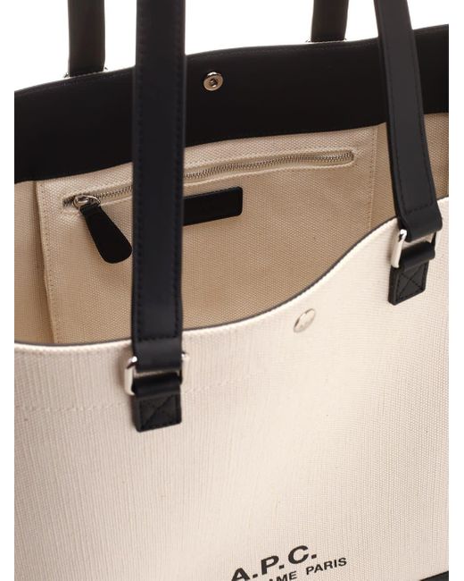 A.P.C. Natural Camille Tote Bag for men