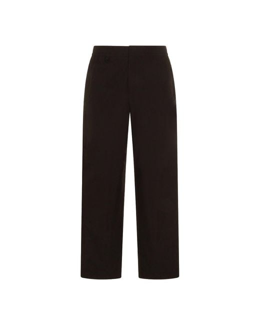 Herno Black Cotton Pant for men