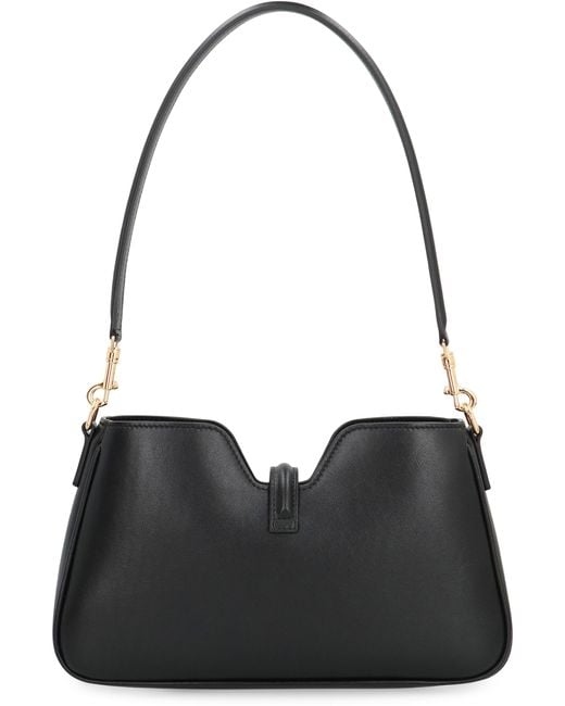 Céline Black Camille 16 Leather Shoulder Bag Lamb Handbags