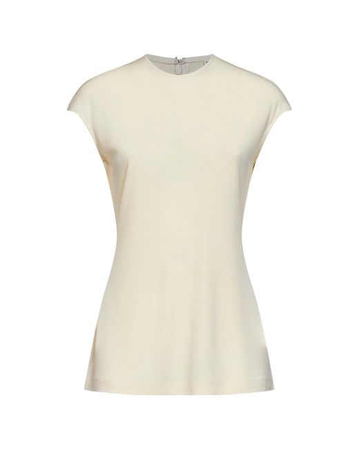 Totême Natural Ecru Fluid Jersey Everyday Top