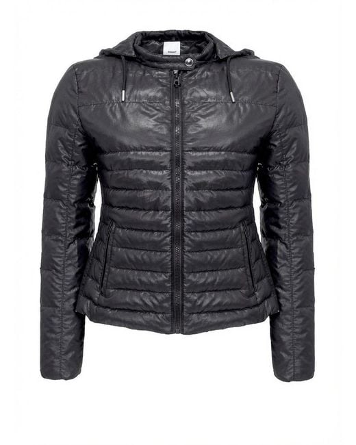Pinko Black Jacket Polyamide Apparel