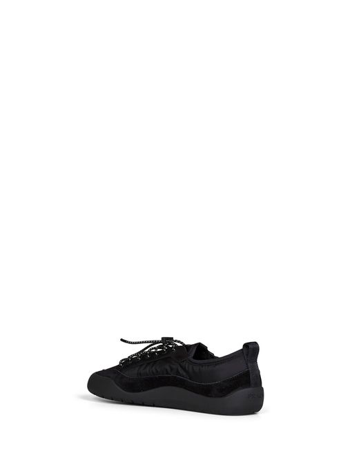 Prada Black Sneakers Speedrock Re-Nylon Suede for men