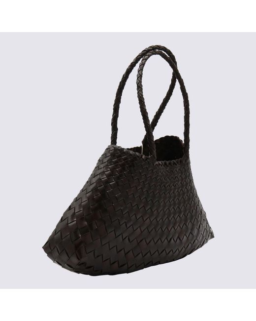 Dragon Diffusion Black Dark Santa Croce Shoulder Bag