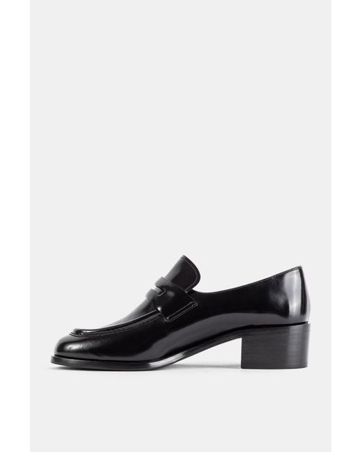 Church's Black Mocassins Prudence En Cuir De Veau Poli Fumé Noir Loafers