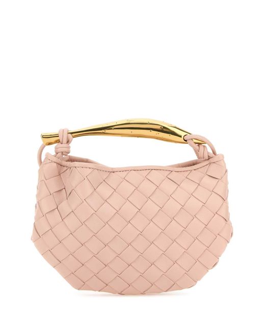 Bottega Veneta Pink Light Leather Sardine Handbag