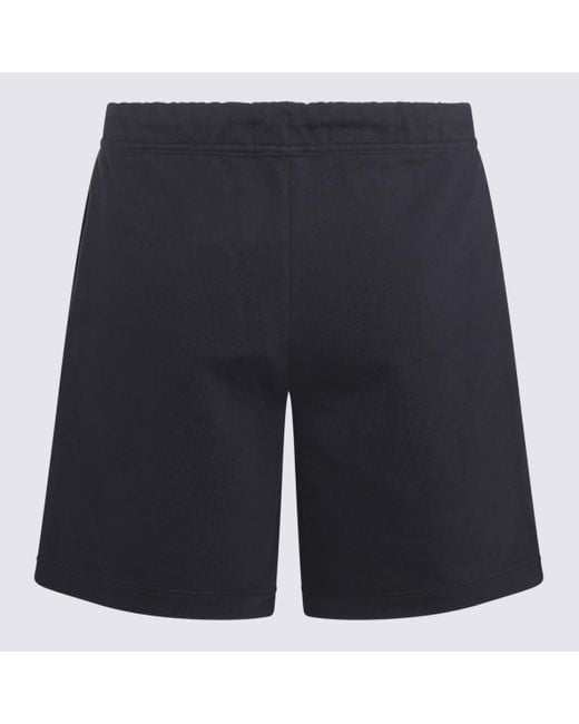 Fred Perry Blue Cotton Shorts for men