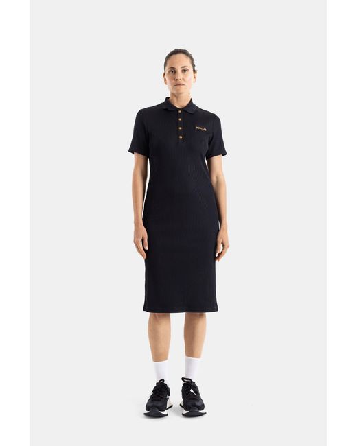 Moncler Blue Midi Polo Dress
