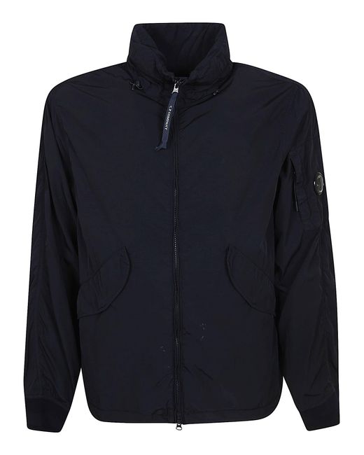 C P Company Blue Chrome-R Lens Short Jacket Giacca for men