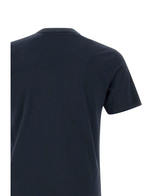 Belstaff Blue Cotton T-shirt for men
