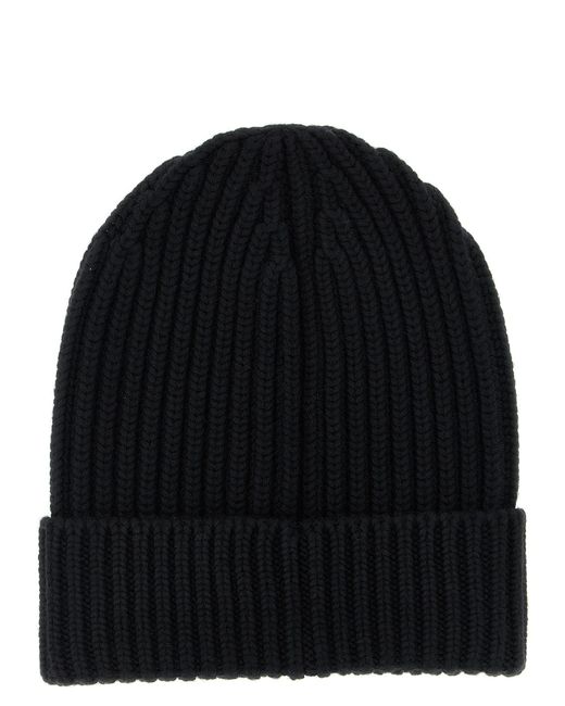 Dolce & Gabbana Black Wool Beanie Hats