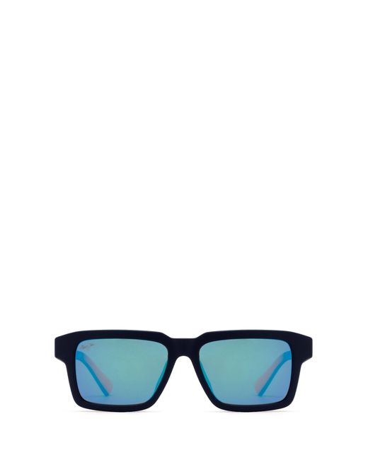 Maui Jim Blue Mj635 Matte Dark Sunglasses