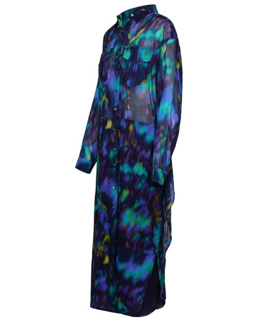 Isabel Marant Blue 'Nesli' Cotton Dress