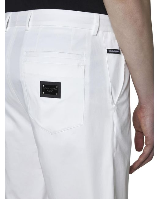 Dolce & Gabbana White Shorts for men