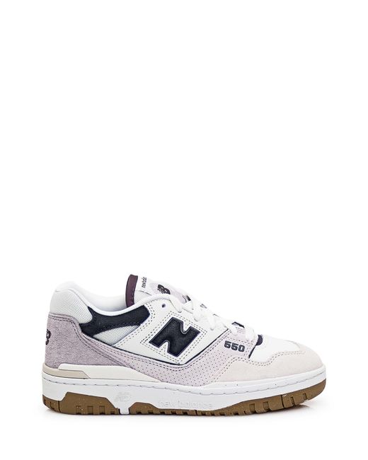 New Balance White Sneaker 550