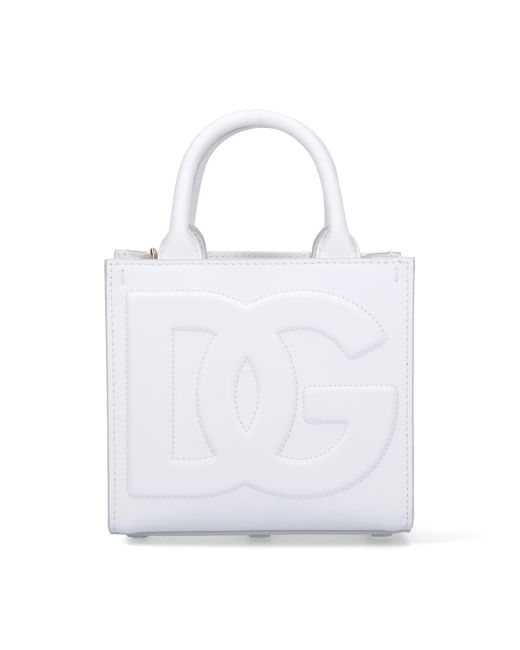 Dolce & Gabbana White 'daily' Tote Bag