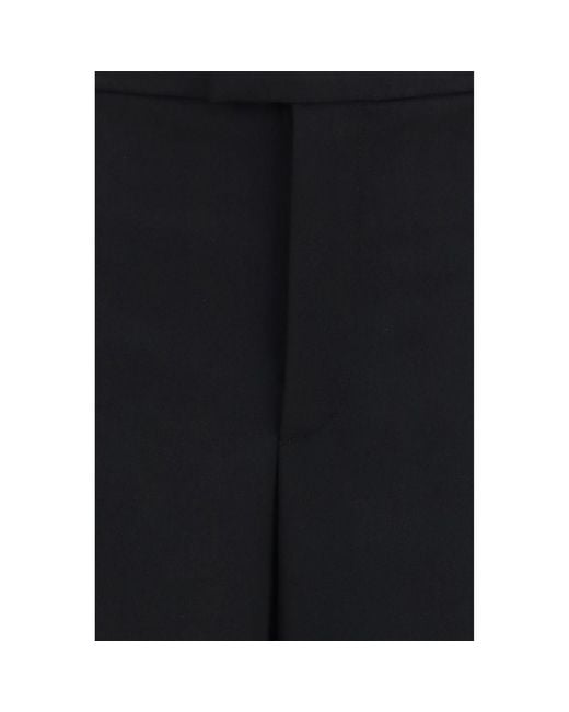 Gucci Black Wool Oves Aries Casual Pants