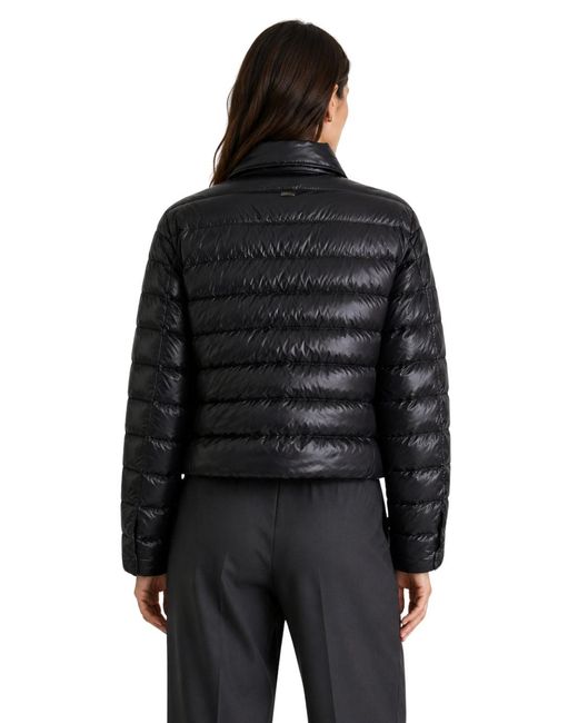 Herno Black Puffer Jacket Polyamide