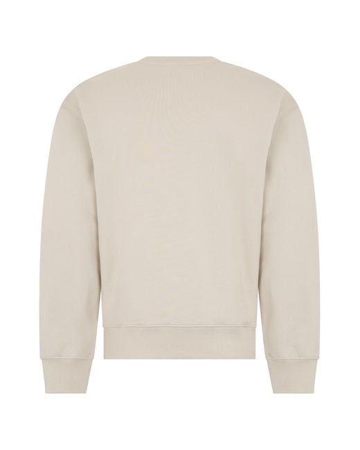 Maison Kitsuné White Cotton Sweatshirt Sweatshirts for men