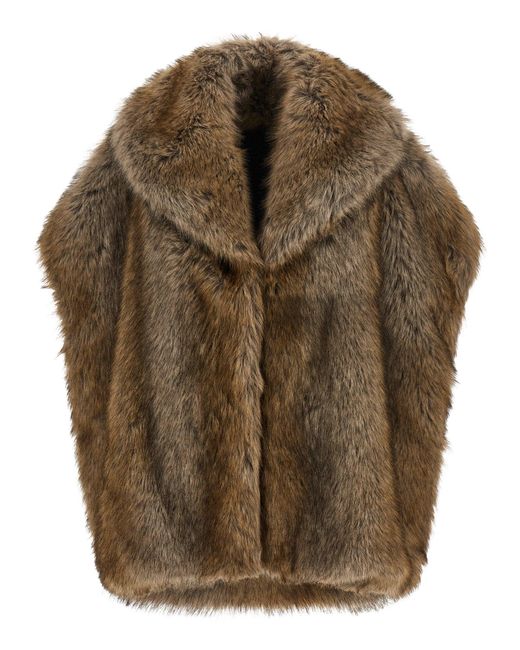 B&amp;B COUTURE Brown B&B Couture Brigitte Vest