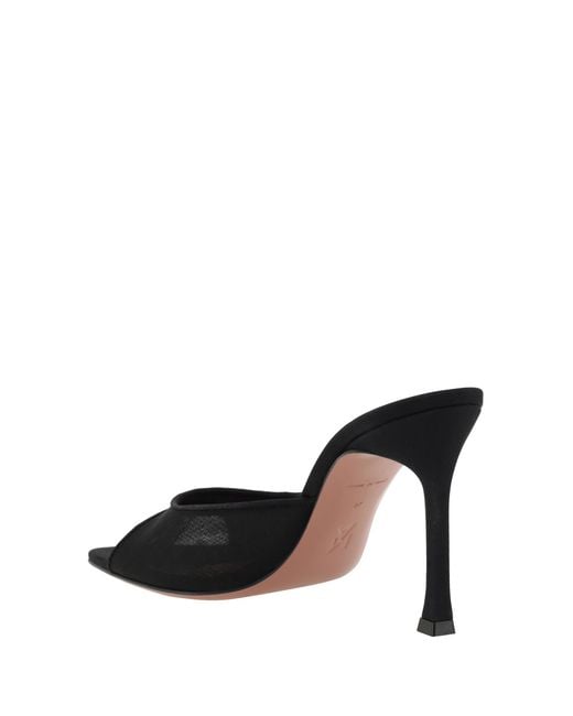 AMINA MUADDI Black Alexa Slipper Sandals