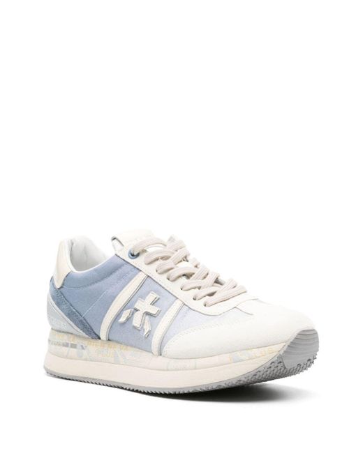 Premiata White 'Conny' Sneakers